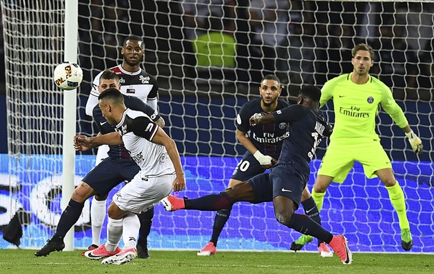 Guingamp cũng có một vài cơ hội nhưng không có pha nào thành bàn.