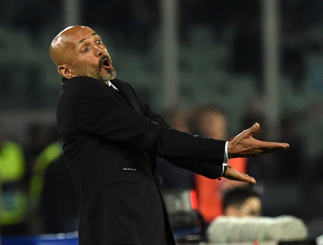 Pescara gỡ lại một bàn do công của Benali, điều này khiến ông Spalletti không hài lòng.