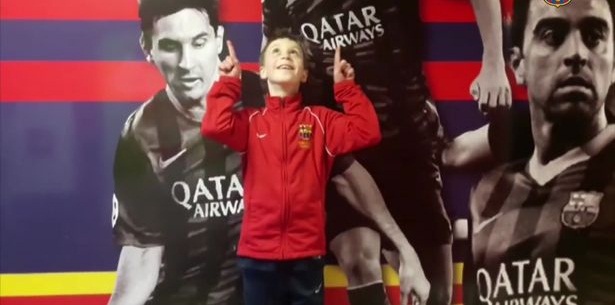 Rõ ràng, Messi đã trở thành nguồn cảm hứng cho rất nhiều em nhỏ.