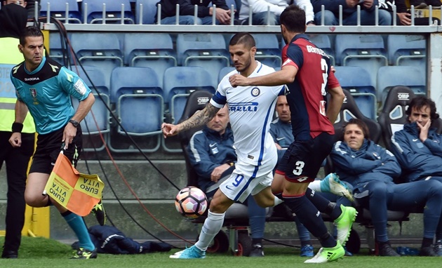 Tương tự là trường hợp của chân sút chủ lực Icardi.