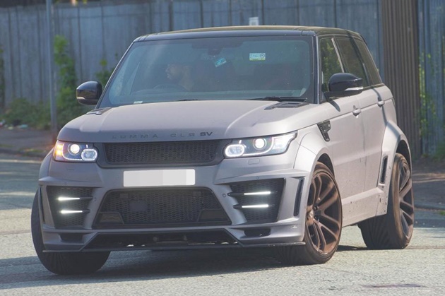 Chiếc Range Rover của Aguero chỉ có giá 100.000 bảng.