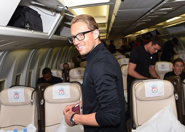 Lucas khá bảnh trai với mái tóc vàng đặc trưng.