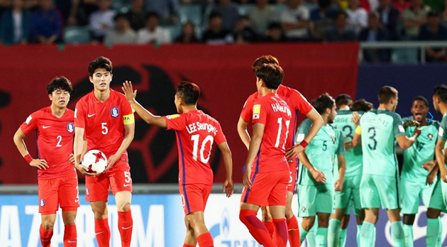 U20 Hàn Quốc chỉ có một bàn danh dự ở phút 81 của Sang-Heon Lee.