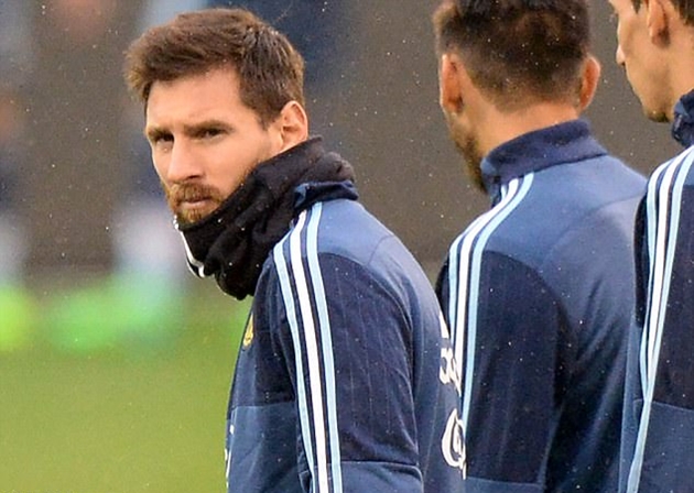 Hiện tại Messi đang tập trung cùng tuyển Argentina.