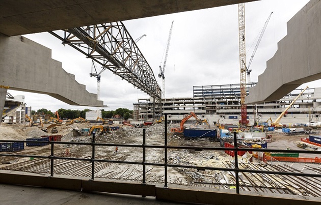 Dortmund là CLB khá nổi tiếng với khán đài đứng.