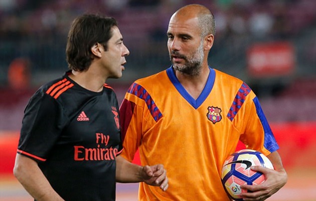 Rui Costa cũng được vinh dự tham gia trận đấu ý nghĩa này.