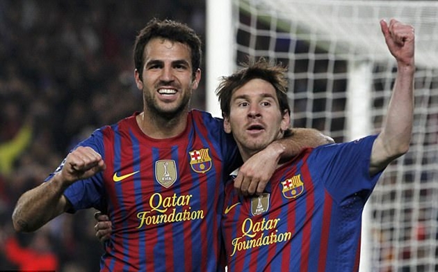 Messi và F4 thời còn còn sát cánh bên nhau.