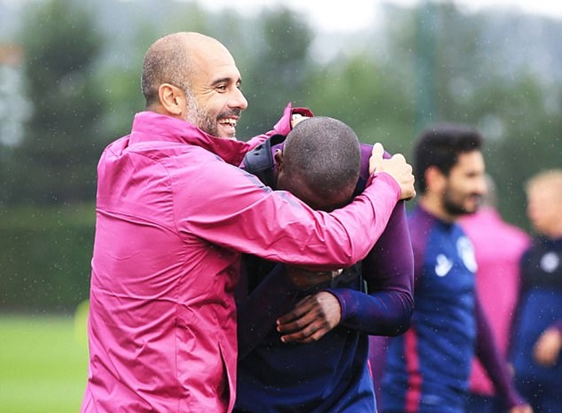 Pep và Yaya Toure từng bị đồn là không ưa nhau.