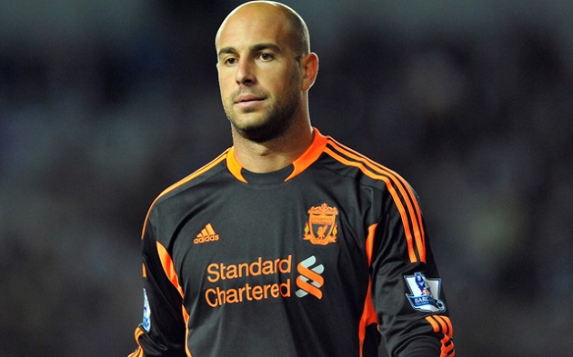 Những năm tháng đẹp nhất trong sự nghiệp của Reina là ở Liverpool.