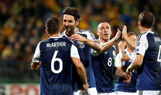 Rõ ràng, Lithuania không phải là đối thủ của Scotland.