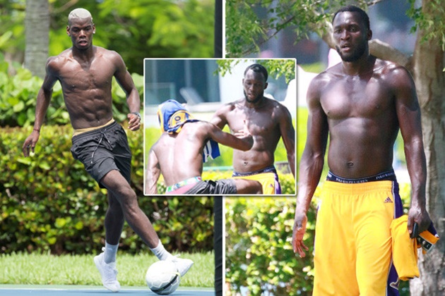 Hồi Hè, chính Pogba là người "đón" Lukaku đầu tiên trong chuyến du đấu của Man Utd tại Mỹ.