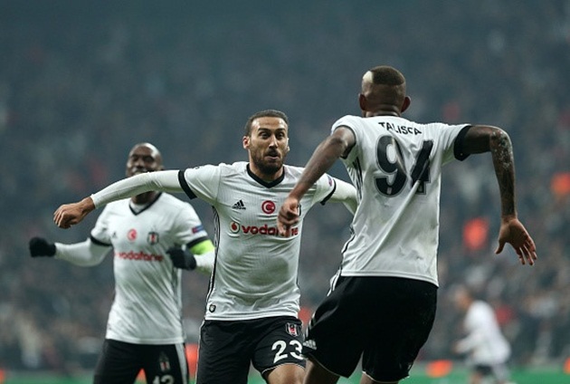 Besiktas hiểu họ chỉ cách vòng 16 đội nếu duy trì được kết quả này đến cuối trận.