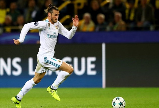 Kể từ trận gặp Dortmund ở Champions League ngày 26/09, Bale đã nghỉ thi đấu đến tận bây giờ. Trong năm 2017, anh vắng mặt đến hơn 100 ngày.