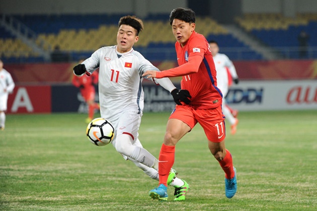 Quang Hải ngất ngây với siêu phẩm vào lưới U23 Hàn Quốc - Bóng Đá