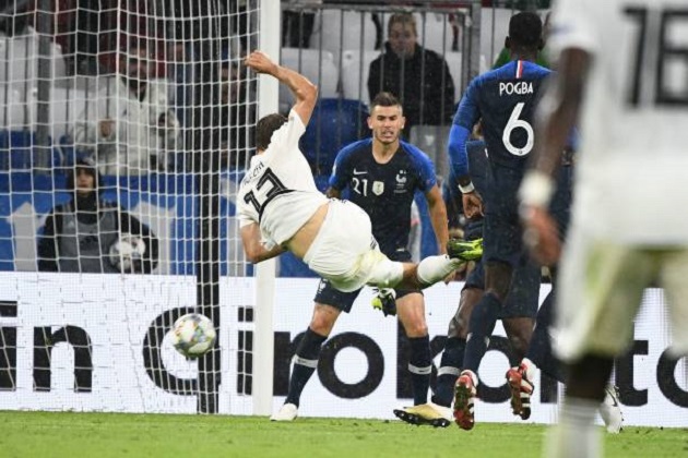 5 điểm nhấn Đức 0-0 Pháp: Pogba mất tích, Rudiger xứng đáng bị phạt nặng - Bóng Đá