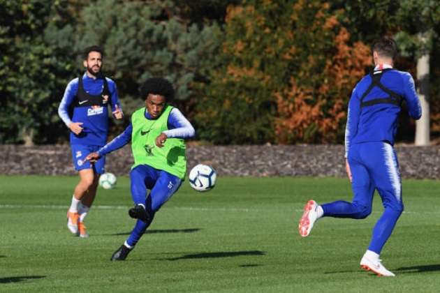 Willian đã chơi không ấn tượng hồi giữa tuần.