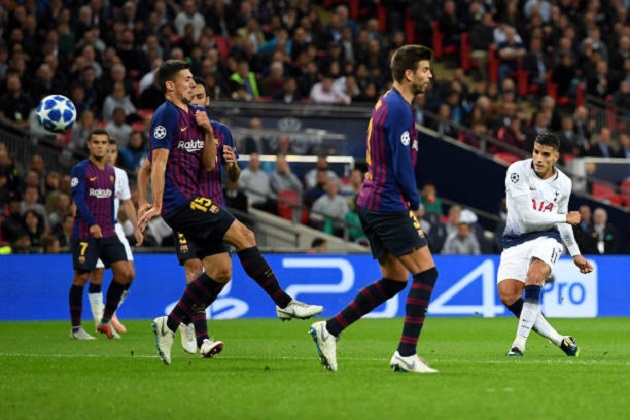 TRỰC TIẾP Tottenham 2-3 Barca: Lamela ghi bàn may mắn (H2) - Bóng Đá