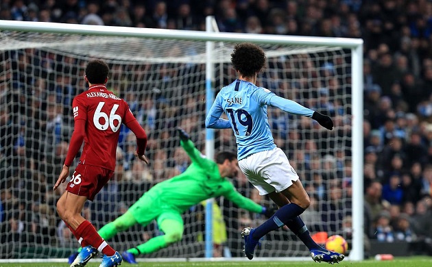 Liverpool bị chấm dứt chuỗi 20 trận bất bại.