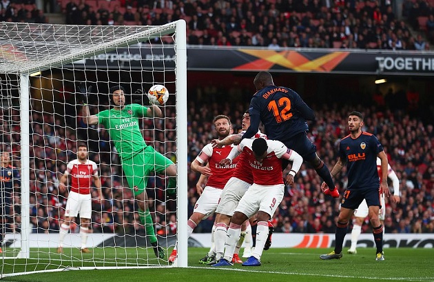 Arsenal tiếp tục thủng lưới từ những tình huống bóng bổng.