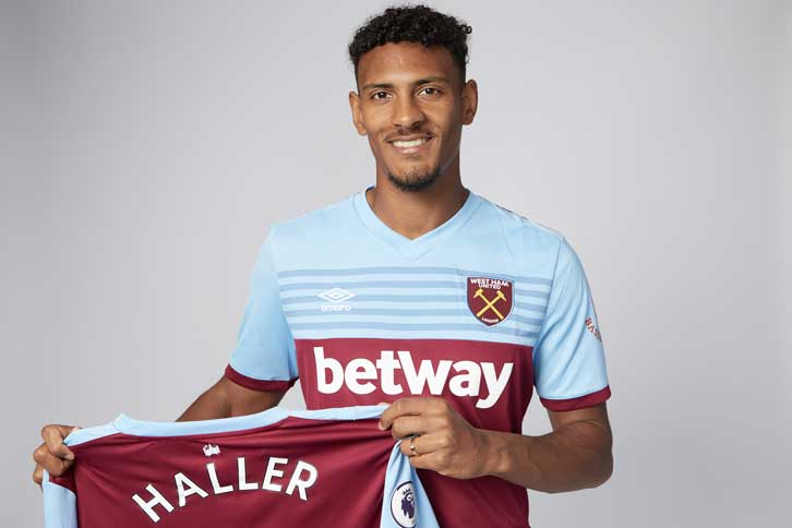 Haller đã là người của West Ham.