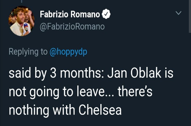 Tiết lộ của Romano.