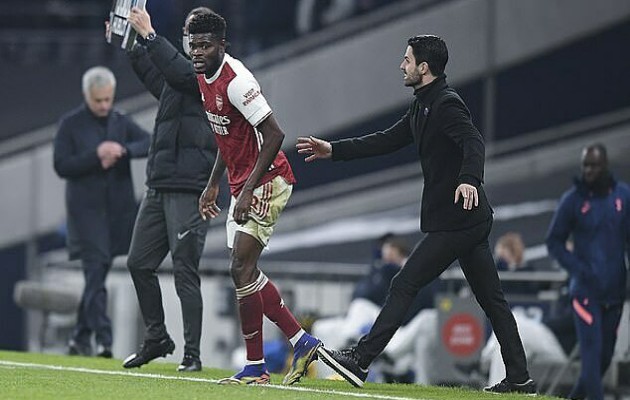 Arteta thậm chí đã đẩy Partey trở lại sân.