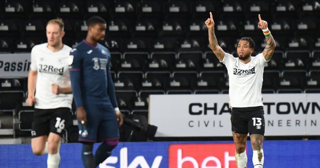 Vào đêm qua, Derby phải đón tiếp một đối thủ rất khó chịu trên sân nhà là Swansea City. Cần biết, trước trận này, Swansea đang đứng thứ 3 trên bảng xếp hạng Championship.