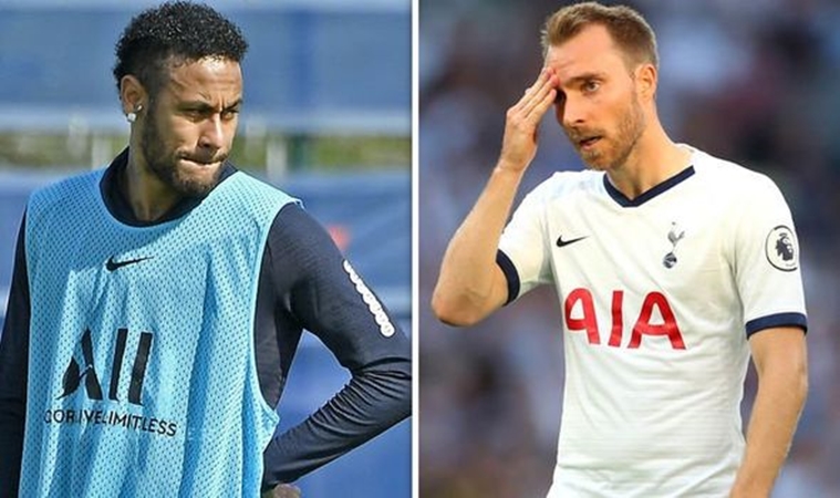 Tương lai của Neymar sẽ ảnh hưởng đến việc Eriksen đến PSG.