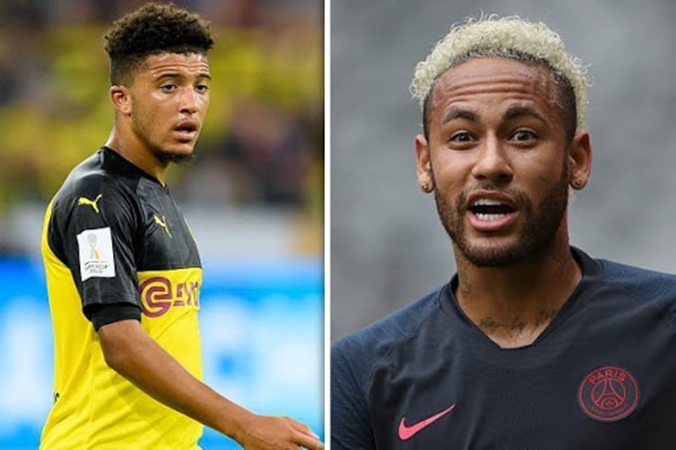 Sancho là cái tên PSG muốn để thay Neymar.