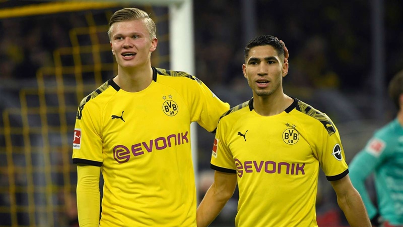 Borussia Dortmund’s Hakimi reveals Haaland’s Champions League dream - Bóng Đá