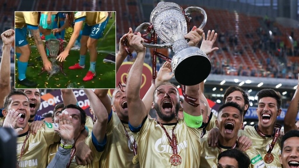 Chelsea legend Branislav Ivanović lifts, then immediately breaks latest trophy - Bóng Đá