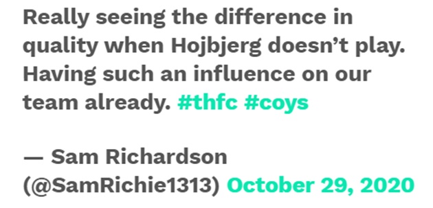 Tottenham fans react on Twitter to Pierre-Emile Hojbjerg’s display - Bóng Đá