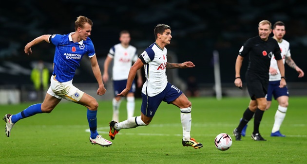 Tottenham supporters react as Erik Lamela impresses against Brighton - Bóng Đá