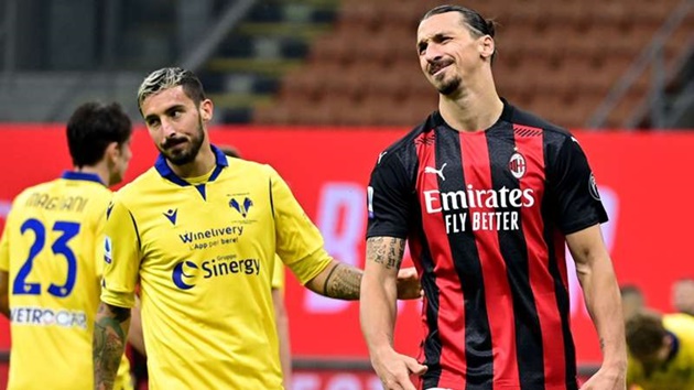 Ibrahimovic admits he'll give up penalty duties after costly miss against Hellas Verona - Bóng Đá