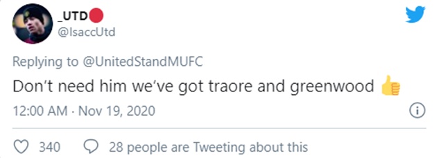 Chúng ta không cần Sancho bởi đã sở hữu Traore và Greenwood.