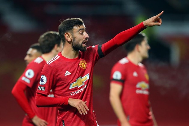 Bruno là nhân vật tâm điểm trong chiến thắng của Man Utd.