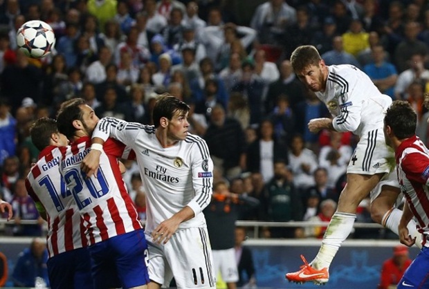 Bàn thắng của Ramos dẹp tan mọi hy vọng của Atletico. Ảnh: Internet.