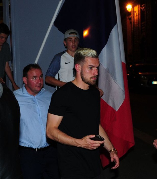 Aaron Ramsey xuất hiện bảnh bao. Ảnh: Internet.