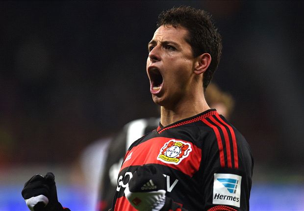 Chicharito bùng nổ trong màu áo Leverkusen. Ảnh: Internet.