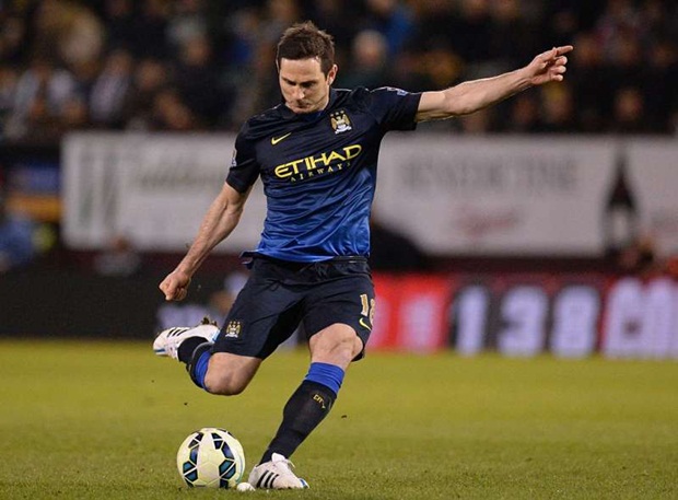 5. Frank Lampard - Chelsea sang Manchester City.