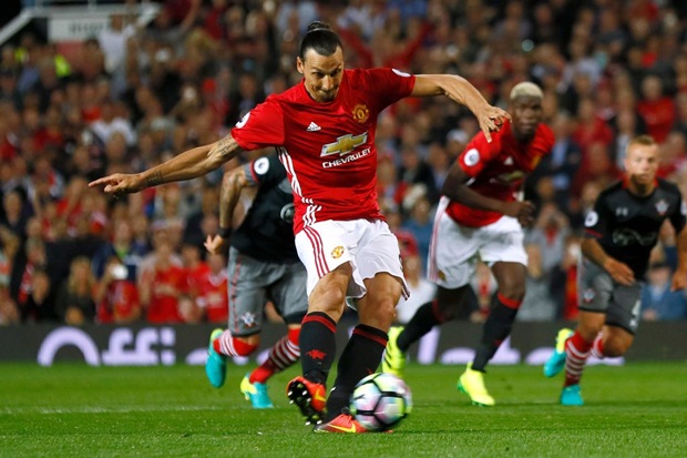 Ibrahimovic đang bùng nổ tại Premier League. Ảnh: Internet.