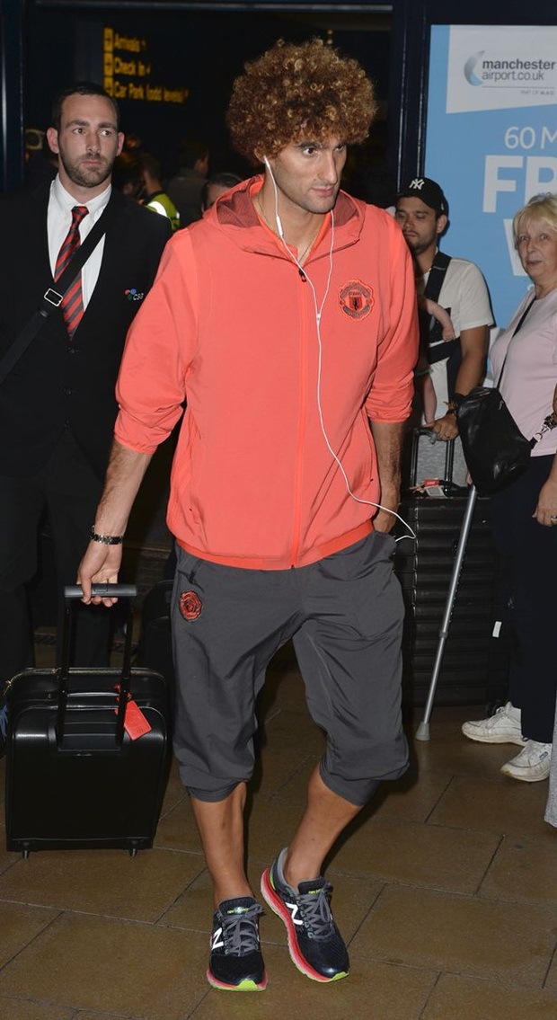 Fellaini dù bay sang Hà Lan cùng đồng đội nhưng không được thi đấu.