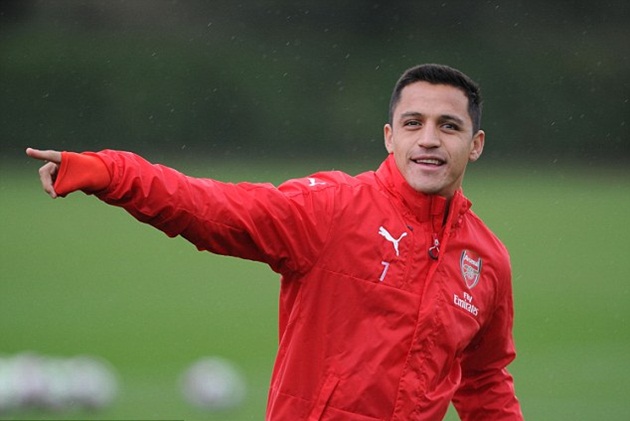 Alexis Sanchez quyết tâm giành 3 điểm trước Burnley.