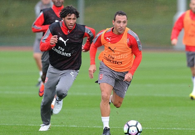 Elneny phải tập luyện nỗ lực nếu muốn thay thế Cazorla ở đội một.