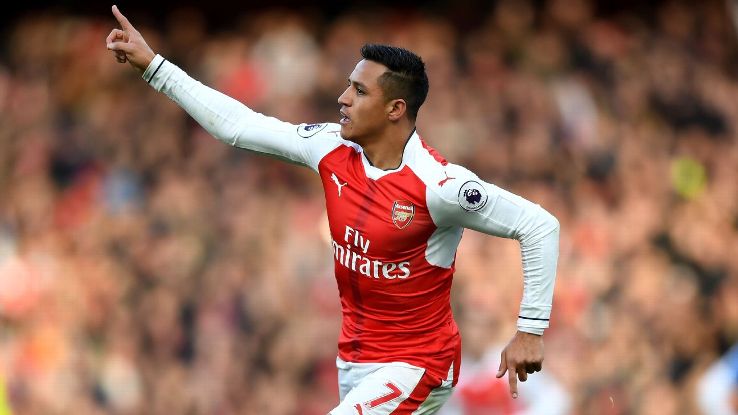 Sanchez đang hạnh phúc tại Arsenal. Ảnh: ESPN.