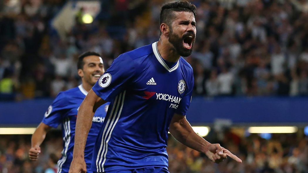 8. Diego Costa, Chelsea - 64 lần