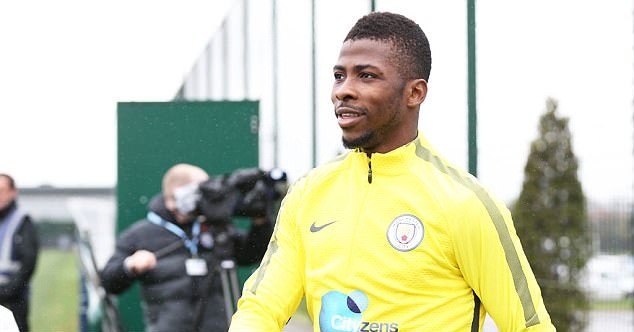 Tiền đạo người Nigeria là người đã đem về 1 bàn thắng cho Man xanh ở trận lượt đi.