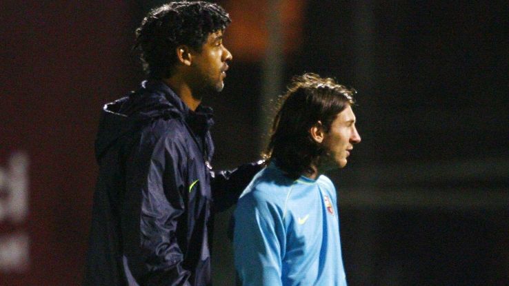 Rijkaard từng là thầy của Messi tại Barca.
