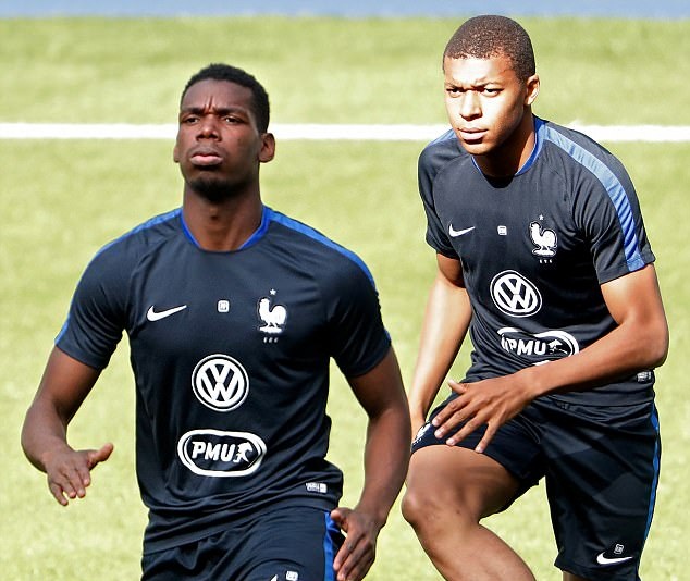 Mbappe và Pogba là những cái tên đáng chú ý nhất.