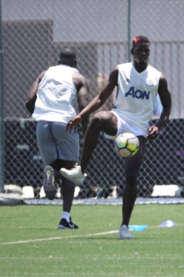 Ảnh Pogba và Lukaku lại tập luyện cùng nhau - Bóng Đá